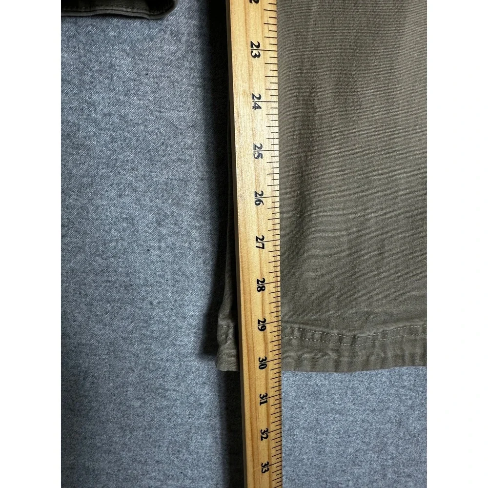 Duluth Flex Firehouse Cargo Pants Mens 42x32 Khaki Relaxed Fit Canvas Workwear
